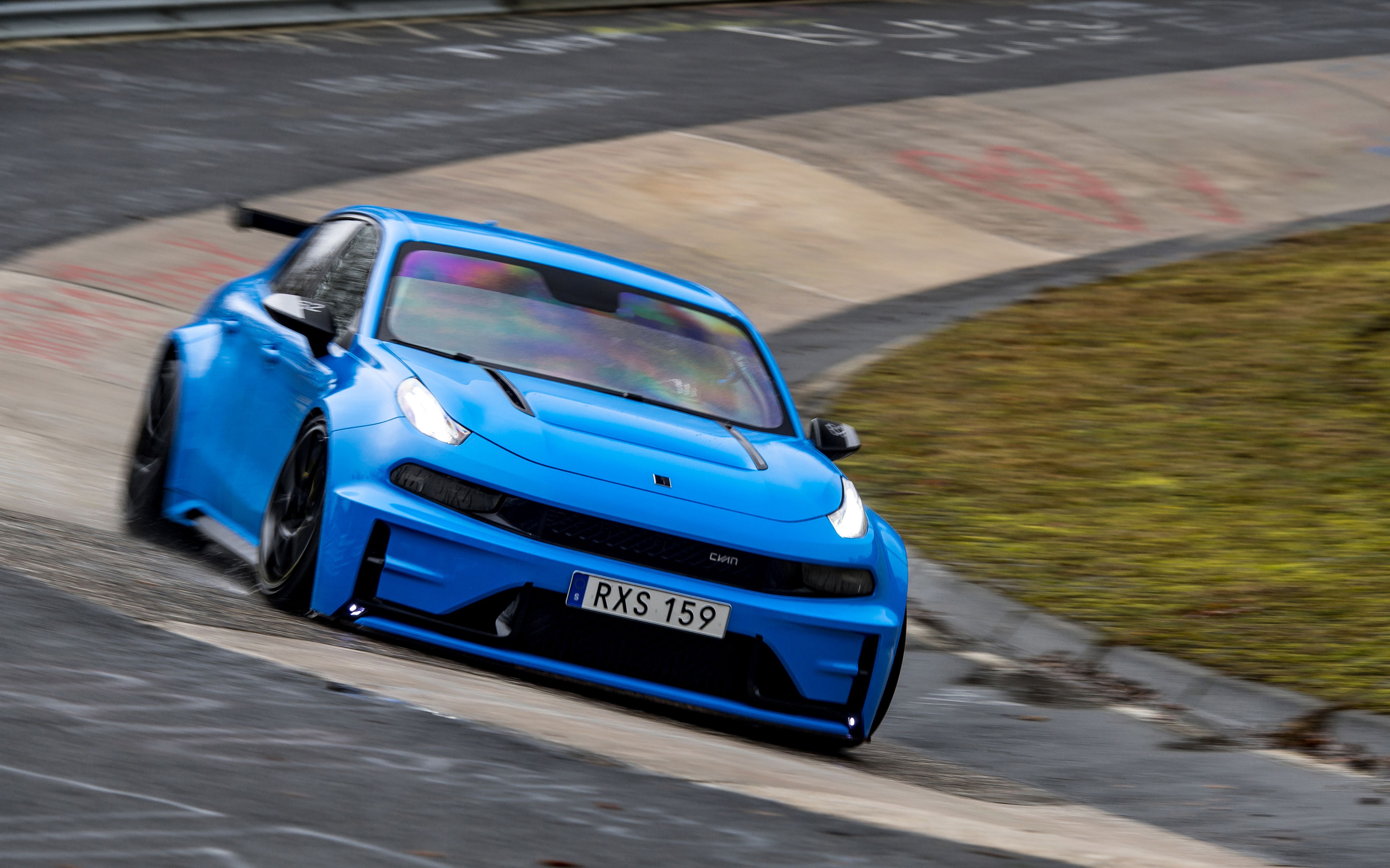 [pov]可合法上路的领克03 cyan 概念车 纽博格林北环 7分20秒143 第一