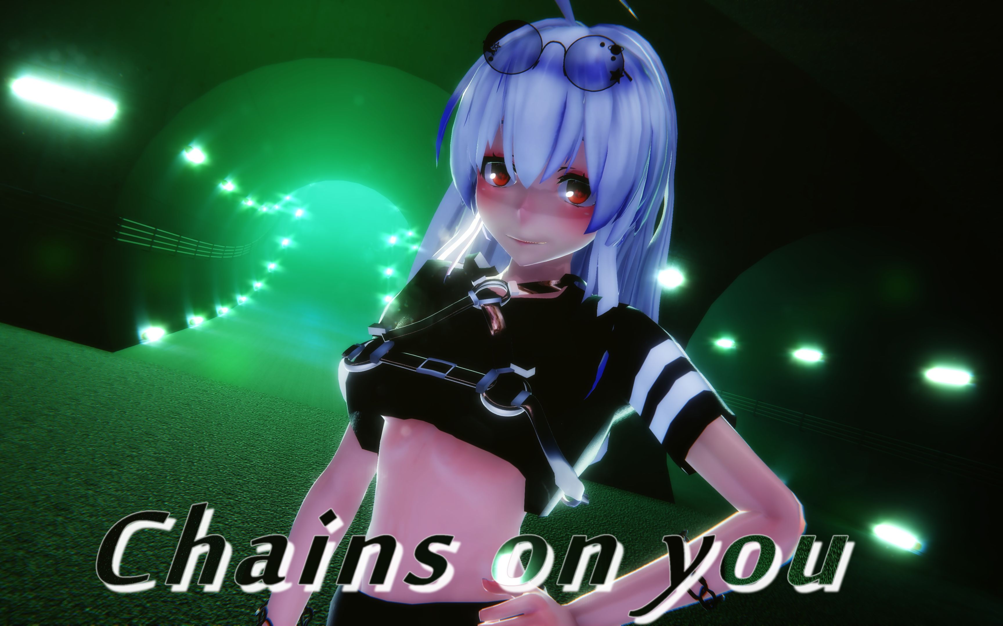 [mmd] yowane haku - chains on you (4kuhd60fps)test model