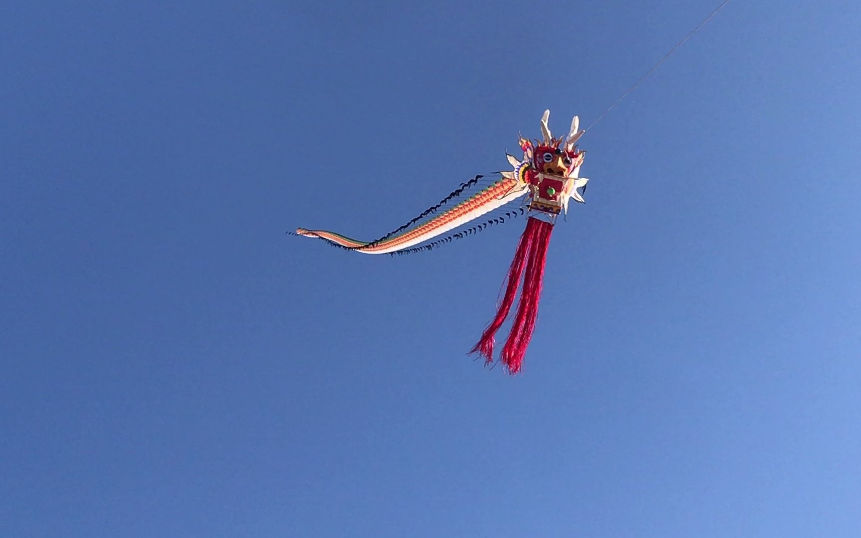 花2个月时间制作的手工龙头风筝