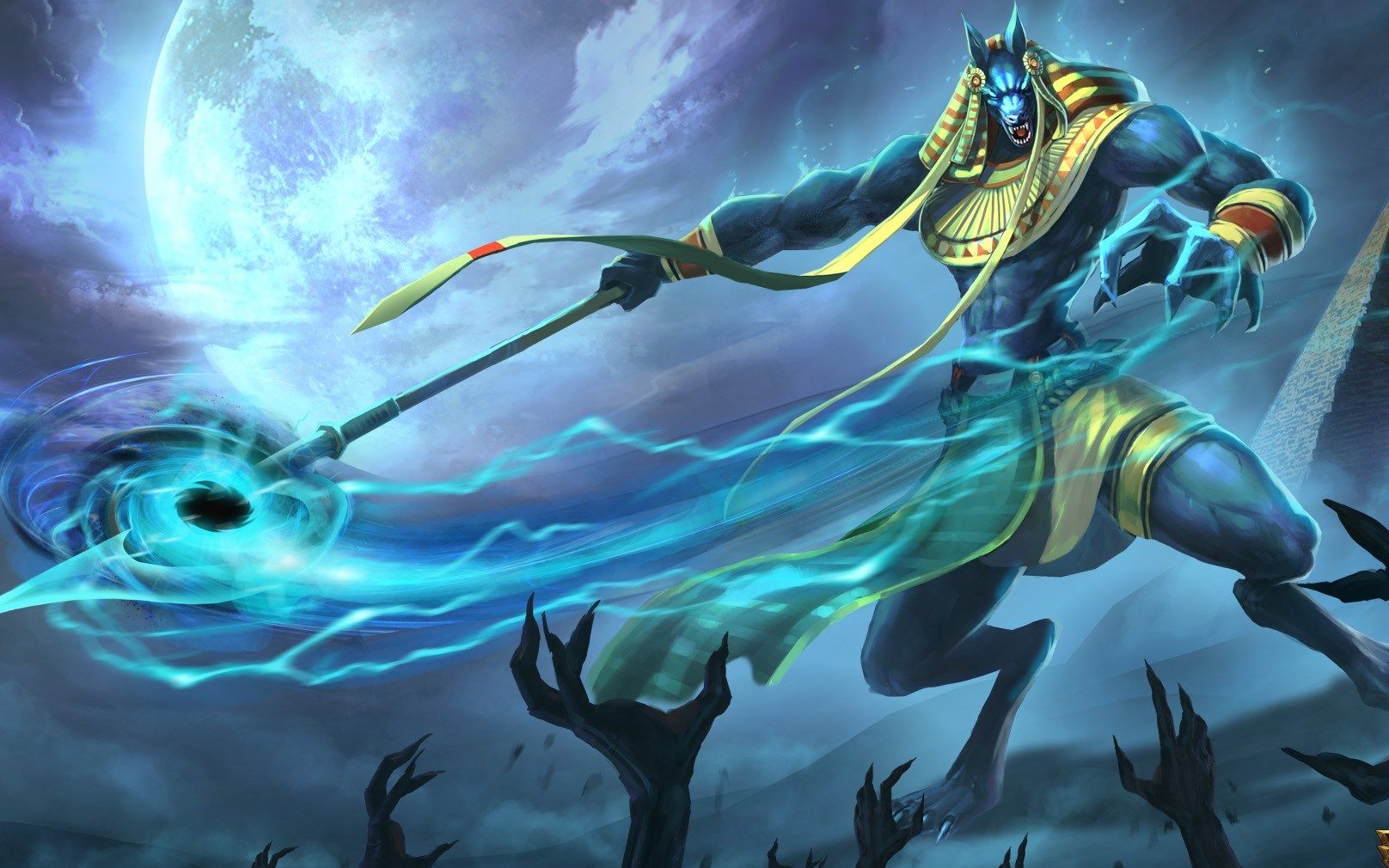 1月31日黑店百地直播,今天的封面只能是埃及死神阿努比斯了,1p五杀