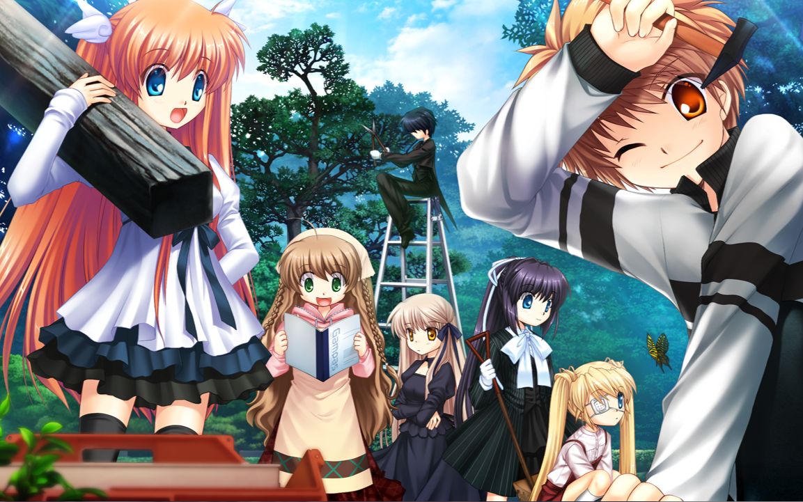 【rewrite 游戏实况千早线第六期】去千早家帮忙园艺 下_哔哩哔哩 (゜