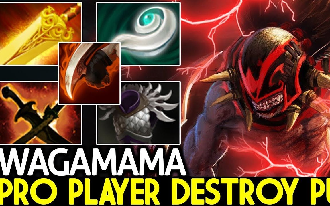 【dota2】wagamama 那飘逸的红色法拉利 辉耀双刀18杀的血魔 by dota2