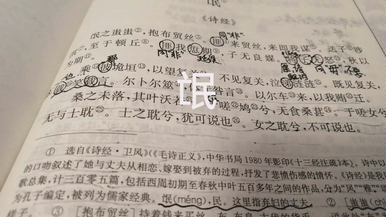 【高中古诗文诵读系列】(三)《氓》哔哩哔哩bilibili