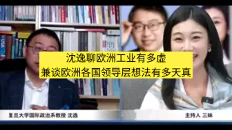 Video herunterladen: 【沈逸观察】沈逸聊欧洲工业有多虚  兼谈欧洲各国领导层想法有多天真