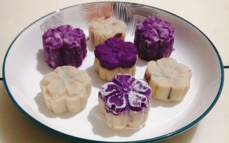 桃山皮紫薯版三生三世枕上书凤九无忧糕(全程没有加白糖)(一)_哔哩