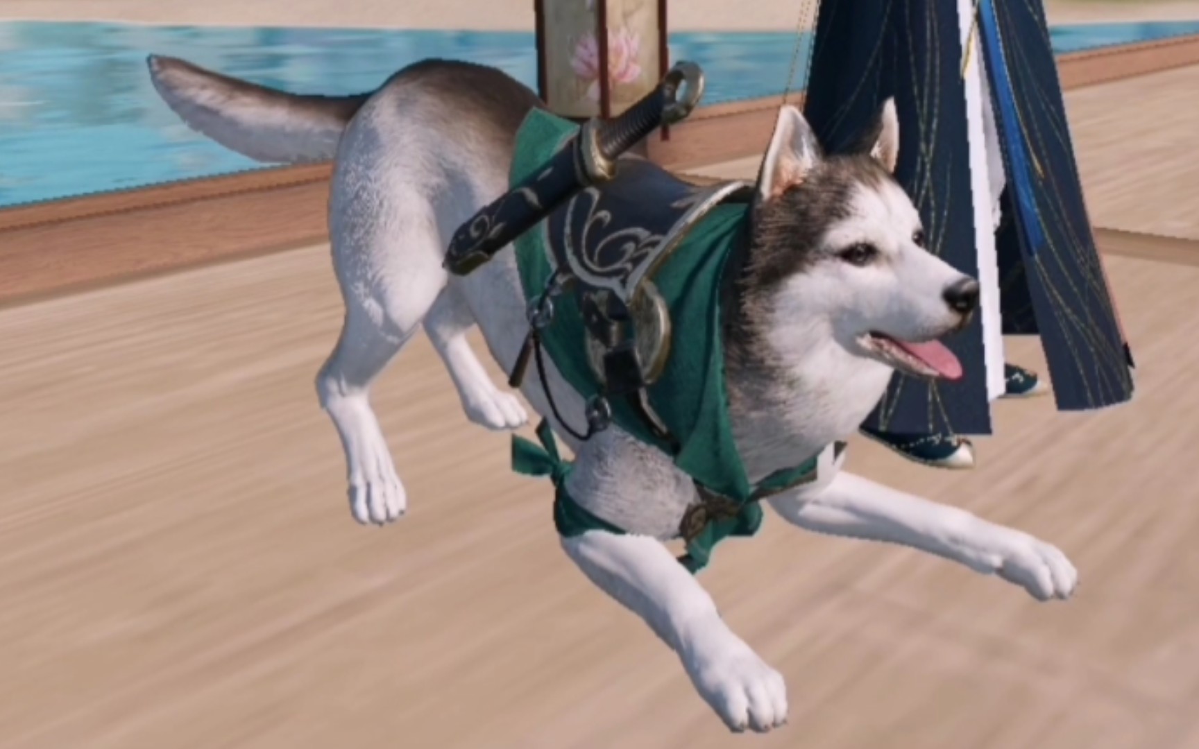 天刀手游丐帮待机动作小花和酒丐帮的天下