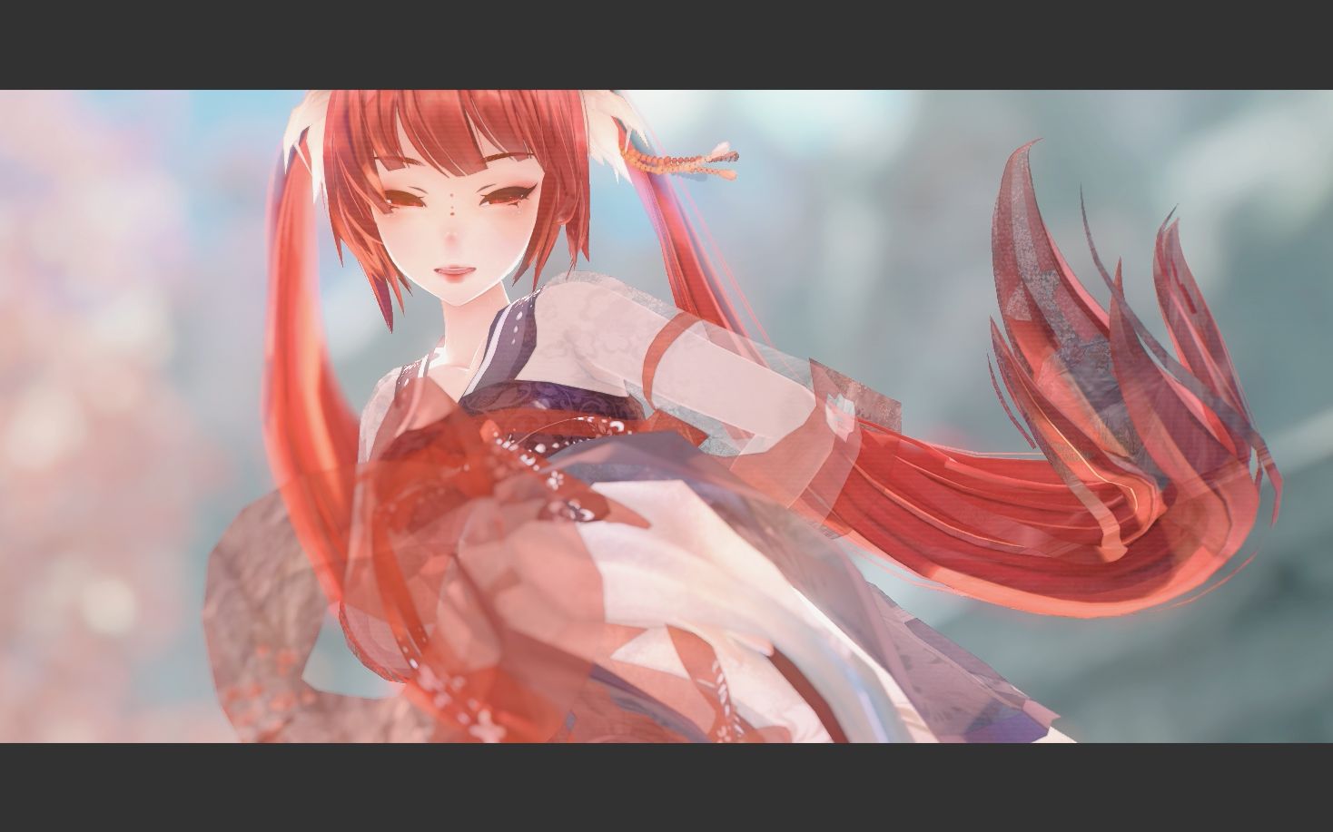 石英式东方栀子千灯愿mmd