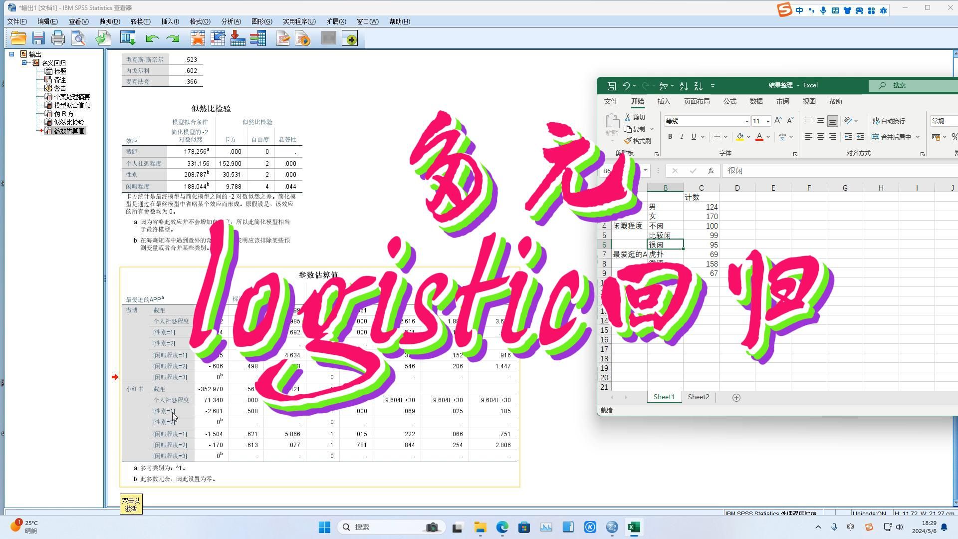 SPSS多元logistic回归Spss多元逻辑回归SPSS无序logistic回归Spss无序逻辑回归哔哩哔哩bilibili