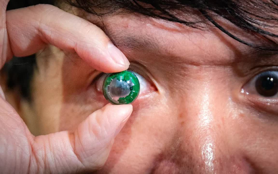 黑科技未来已至史上最轻薄ar隐形眼镜上手体验