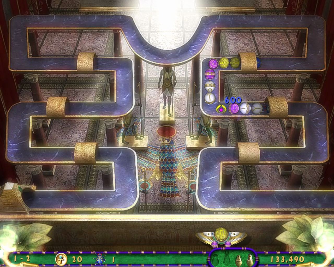 援动力埃及祖玛3困难关卡12