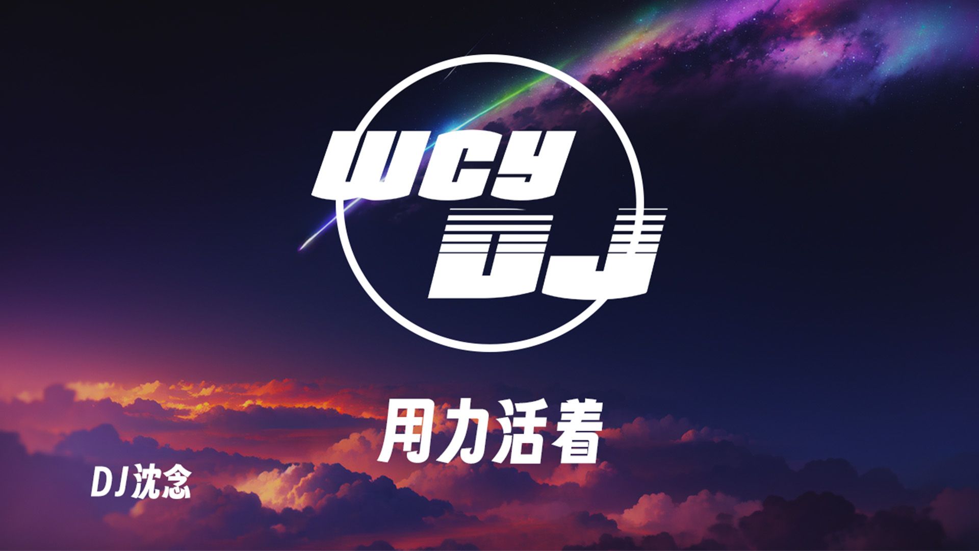 DJ沈念 - 用力活着 「我们都在 用力的活着」【動態歌詞/pīn yīn gē cí】【動態歌詞/Lyrics Video】 #DJ沈念 #用力活着 #動態歌