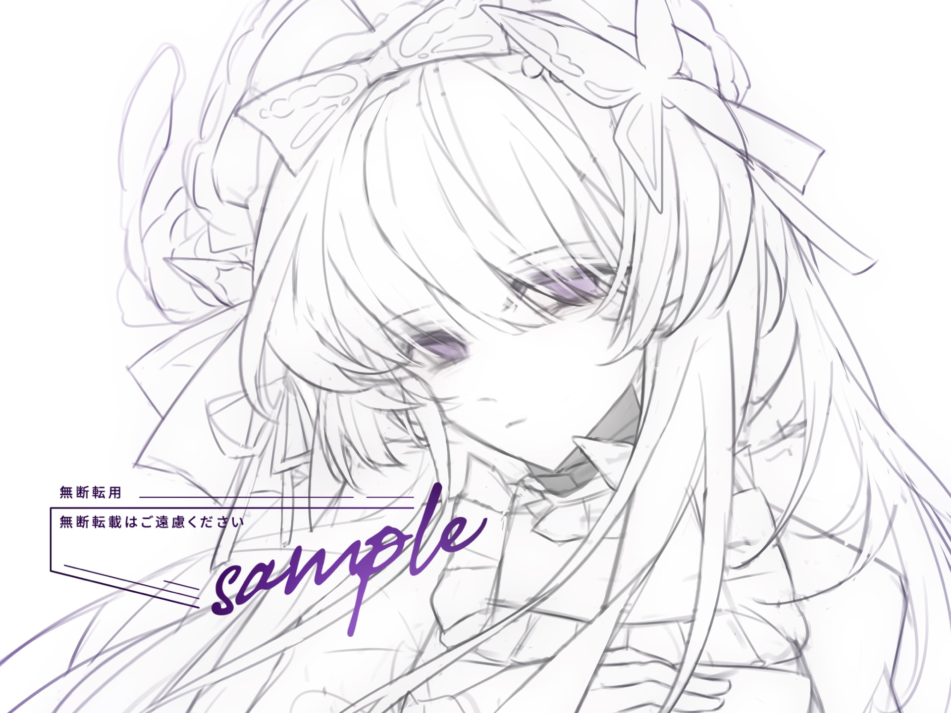 【绘画过程】无口系