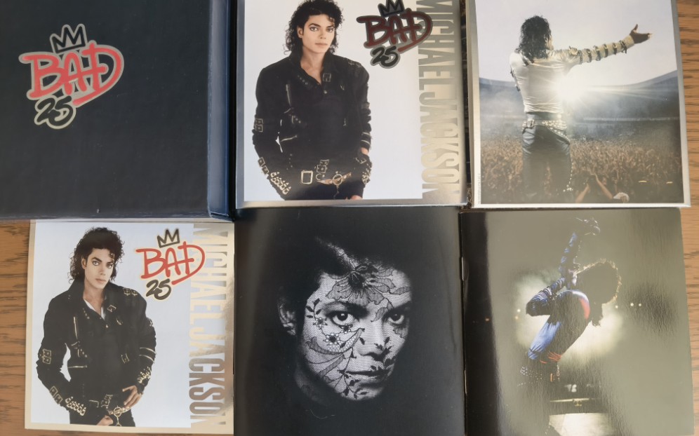 开箱Michael Jackson Bad 25周年豪华礼.毫无表情管理哔哩哔哩bilibili