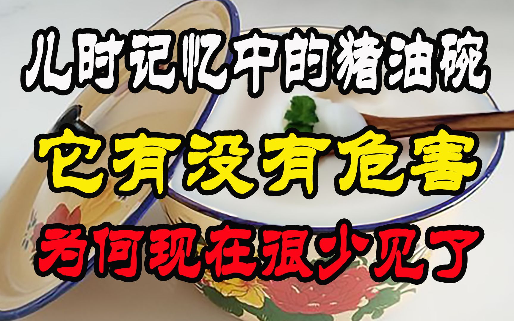 儿时记忆中的猪油搪瓷碗?它有没有危害,是什么材料做的?哔哩哔哩bilibili