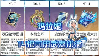 Download Video: 【原神】玛拉妮14把可用武器排行，纳塔鲨玛拉妮武器推荐，武器选择。