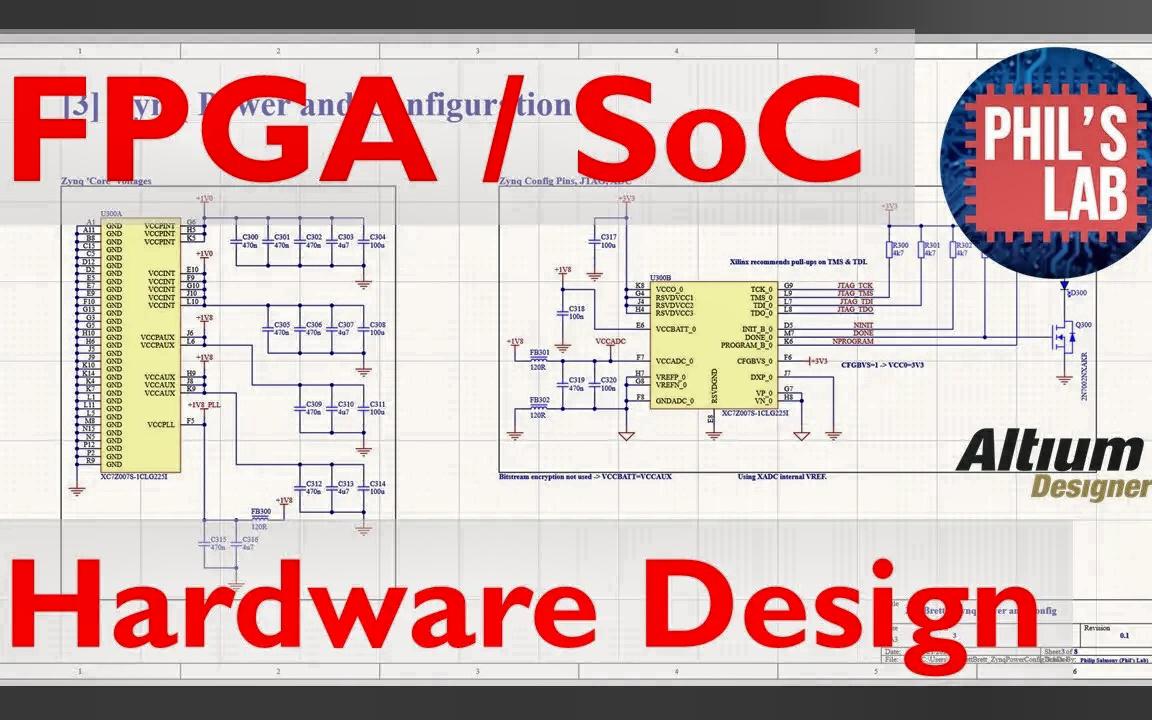 [Phil's Lab] FPGA 和 SoC 硬件设计  Xilinx Zynq  原理图概述哔哩哔哩bilibili