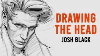 【Photoshop】与 Josh Black 一起绘制头部 大师直播课 | 人体头部绘画精讲 from Proko