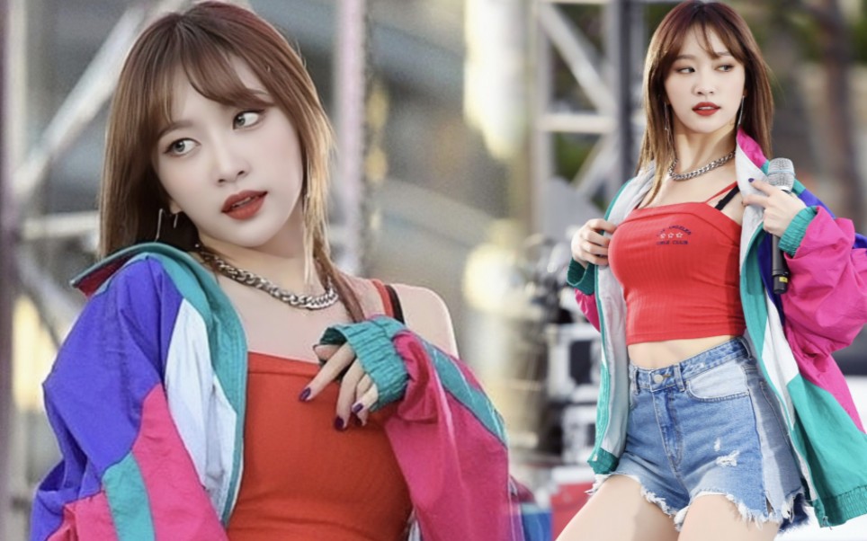 【世界杯街头助威公演】exid hani安喜延 up&down 直拍 180618