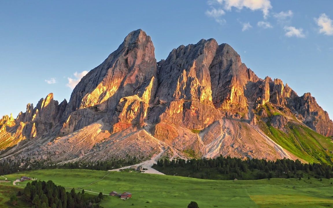 飞越白云石(4k超高清)-轻松的音乐伴随着美丽的自然风光.#唐加文#_哔