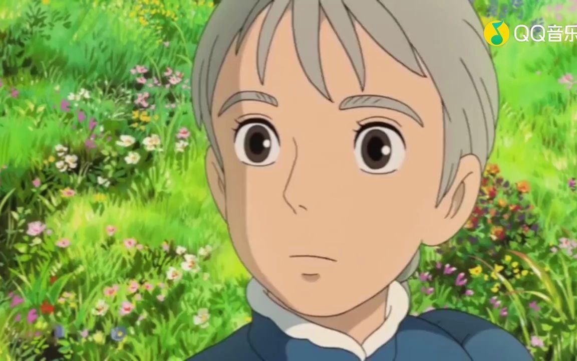 二次元之声-哈尔的移动城堡片尾曲《世界的约定》,小提琴和哈尔王子更