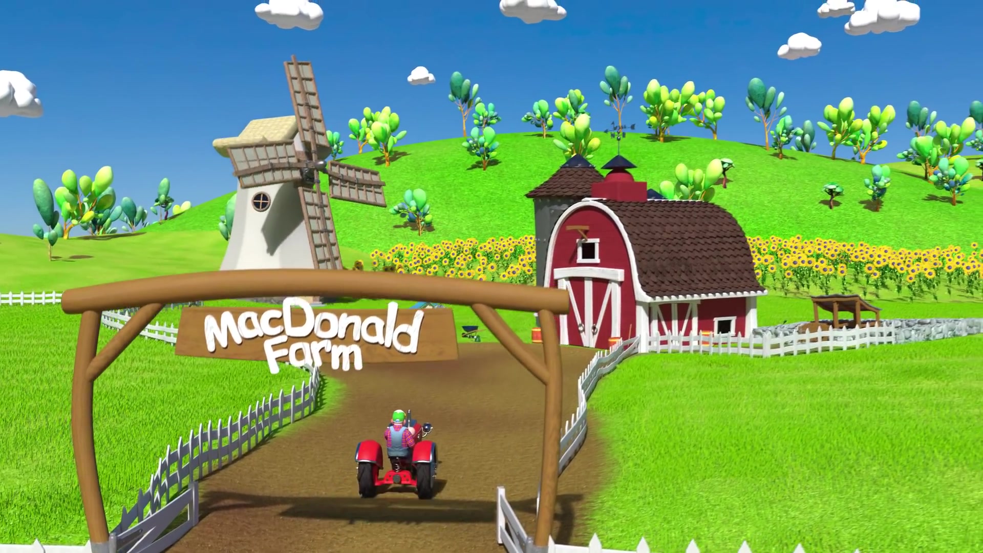 老麦克唐纳cocomelon童谣和儿童歌曲亲子教育动画卡通色彩儿童童年