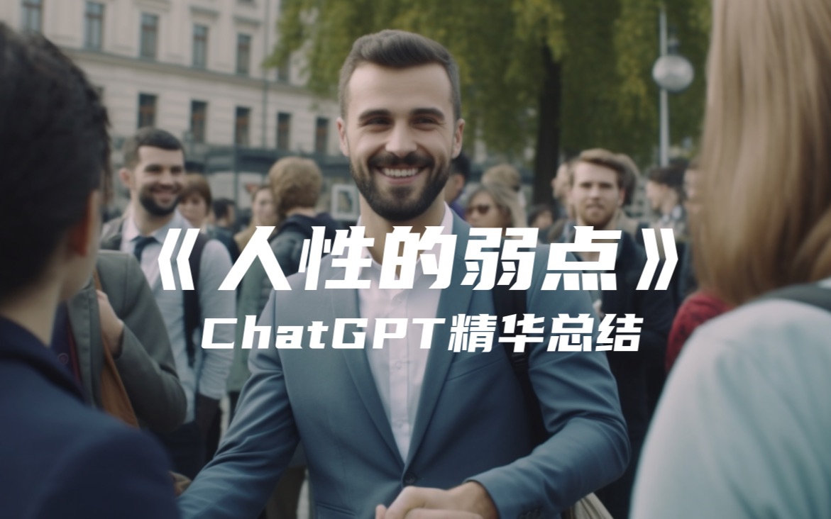 [图]《人性的弱点》| ChatGPT精华总结