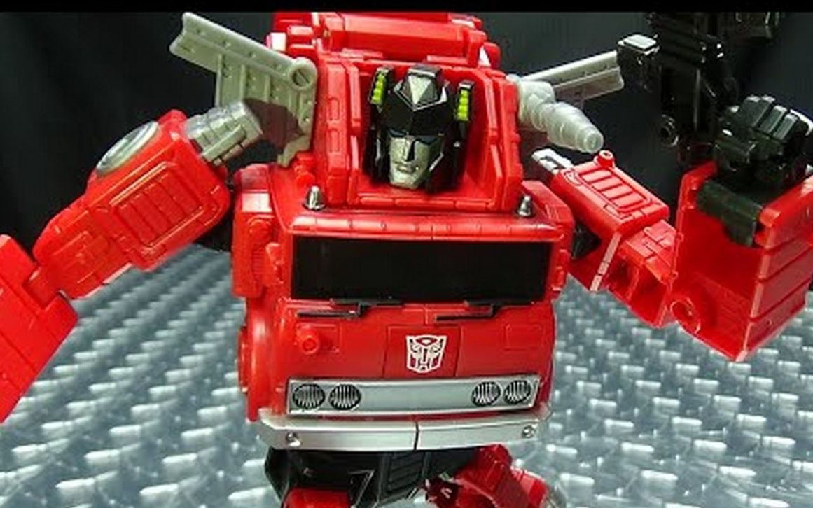 变形金刚jti 王国系列消防车变形演示 kingdom inferno