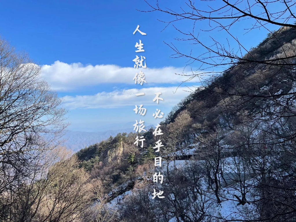 人生就像一场旅行