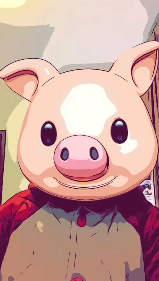 这个猪头特效也太可爱了吧