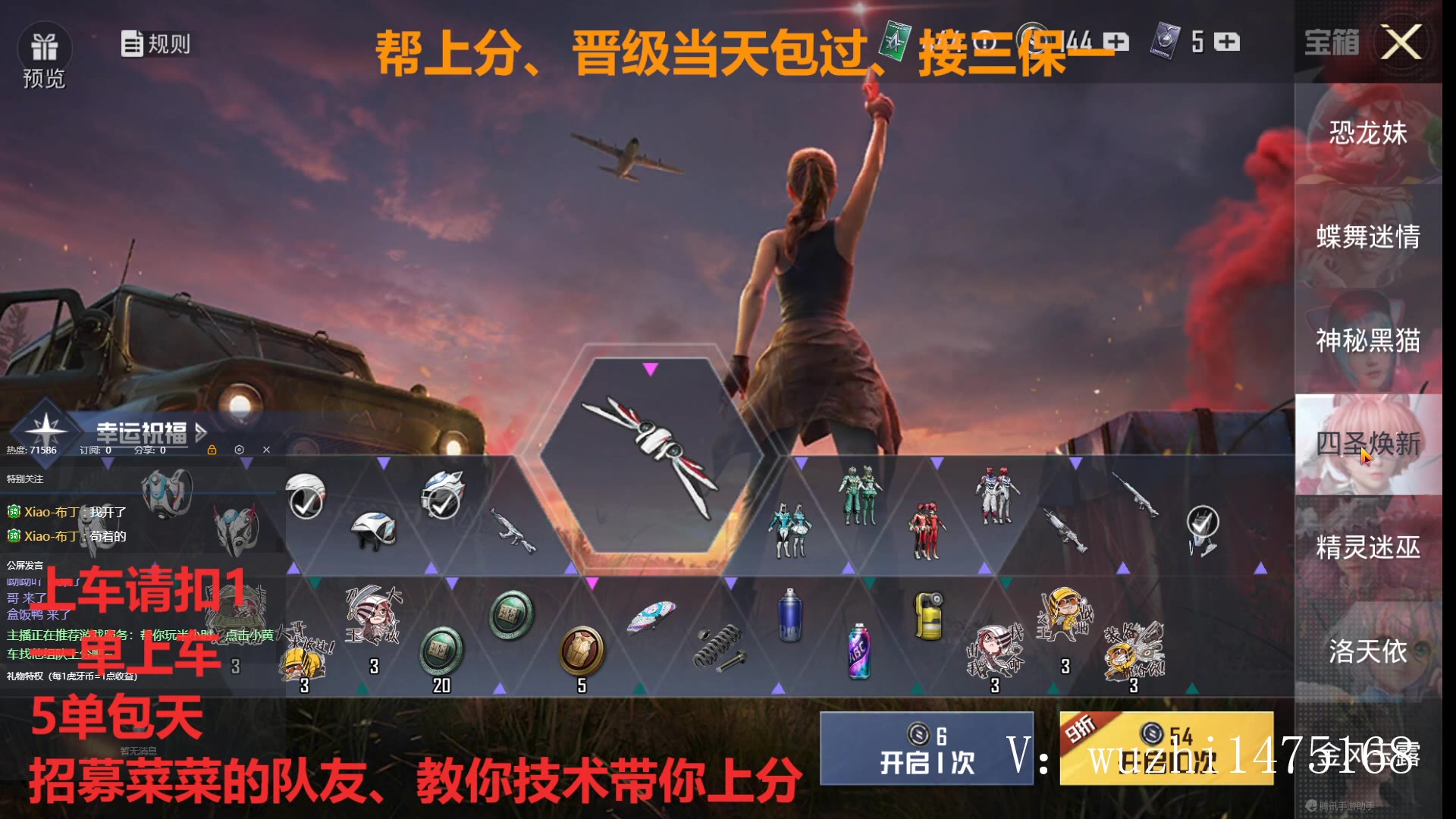 【和平精英-大师兄】直播第一视角2024-02-13-22 场