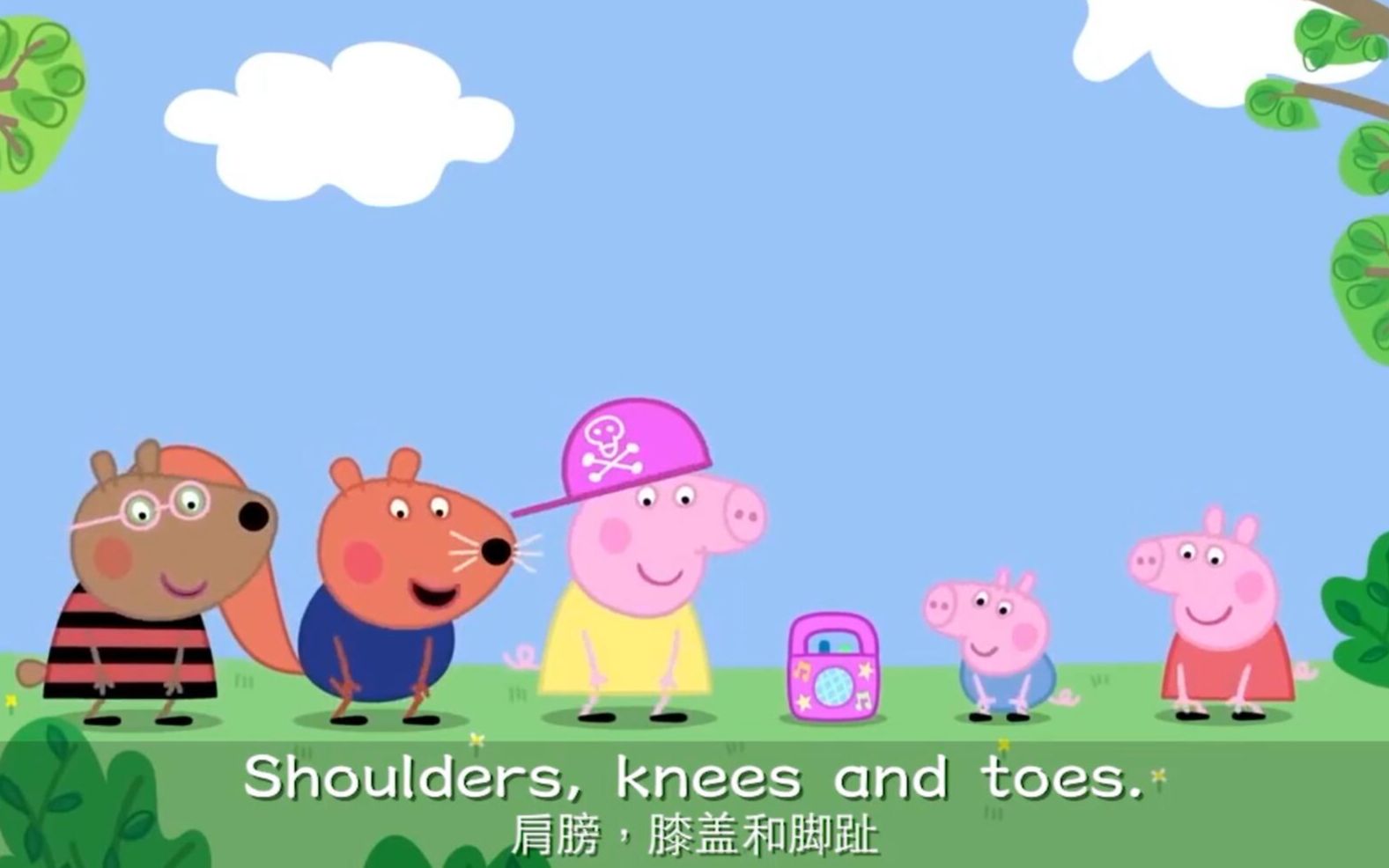 跟小猪佩奇学英文儿歌 learn english song with peppa pig