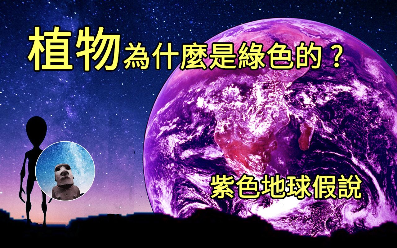 植物为什么是绿色的?紫色地球假说_哔哩哔哩_bilibili