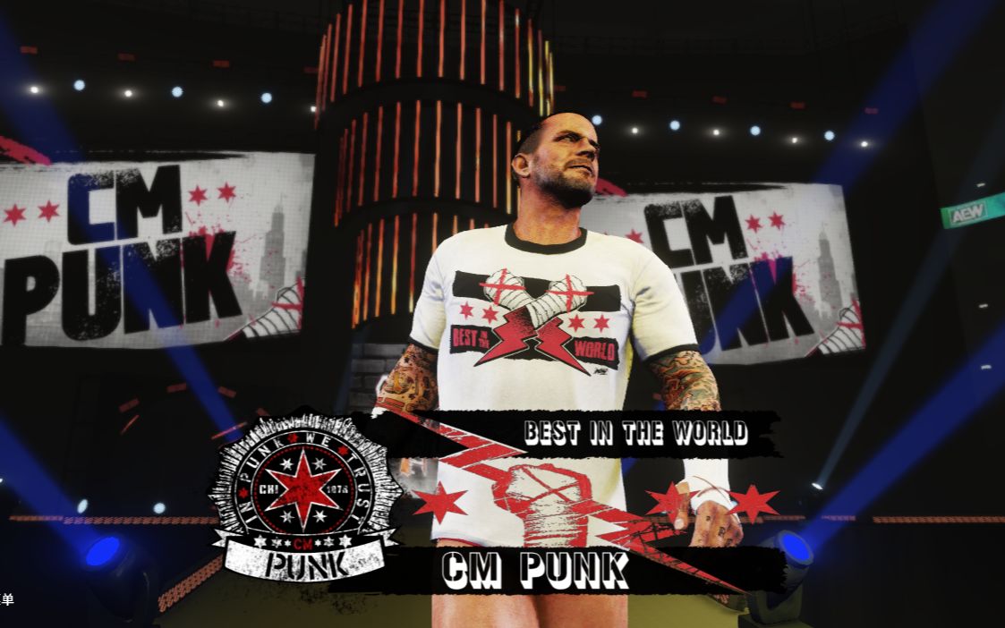 【wwe2k19mod】aew cm punk 21mod_哔哩哔哩bilibili