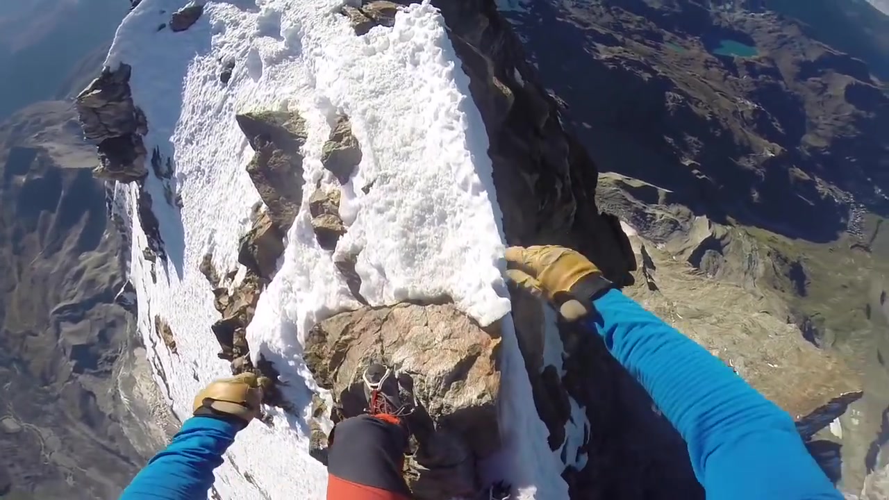 恐高慎点第一视角带你攀登阿尔卑斯山脉的马特洪峰