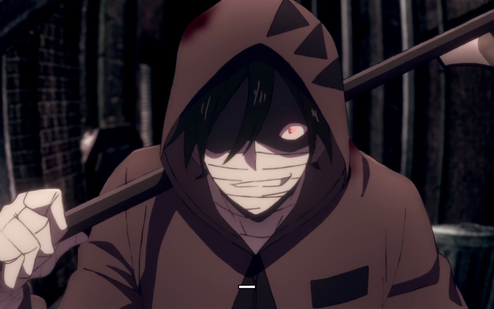 身穿红秋裤的男人到处滥杀无辜却不料被自己追杀的女孩更加变态