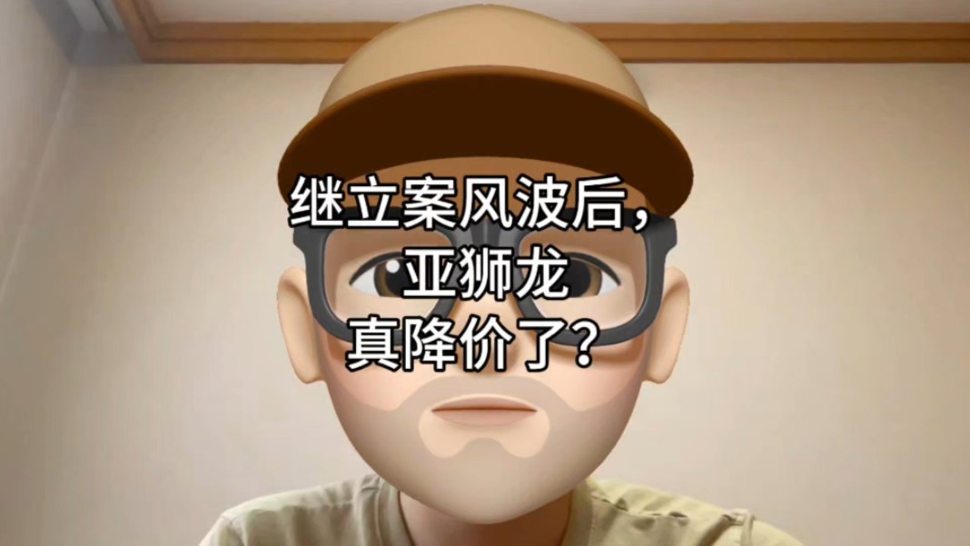 继立案风波后,亚狮龙真降价了?哔哩哔哩bilibili