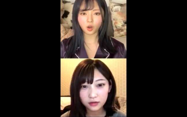 元欅坂46】20200503『INS LIVE』鈴本美愉・志田愛佳【生肉】_哔