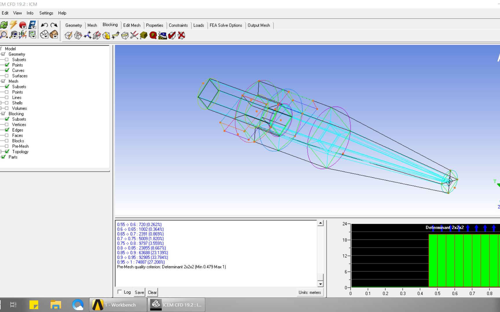 【ICEMCFD】旋风分离器结构化网格质量优化哔哩哔哩bilibili