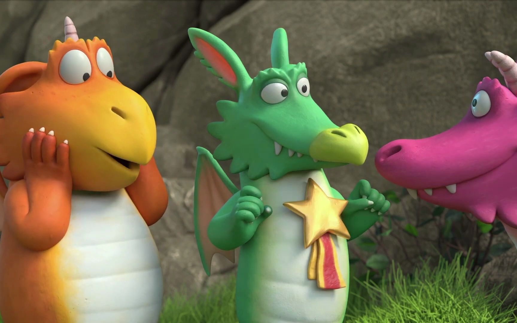 风靡海外的超萌ip动画小龙左格的成长之路03集