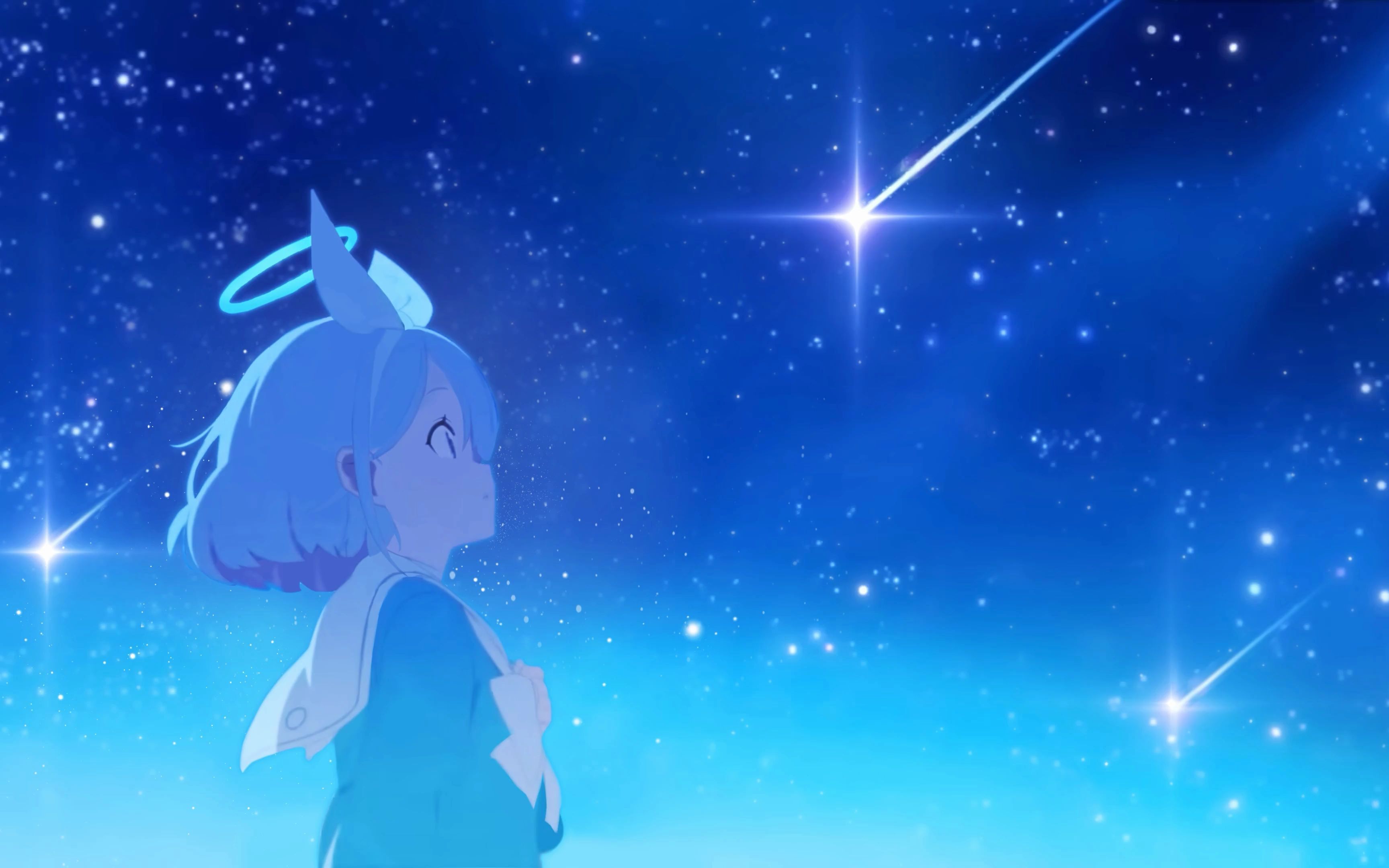 【动态壁纸】星空下的阿罗那真的超美