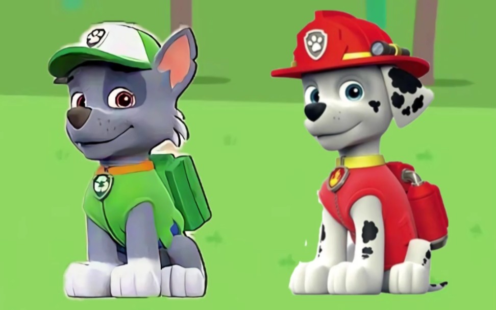 儿童动画 帮助汪汪队狗狗找影子