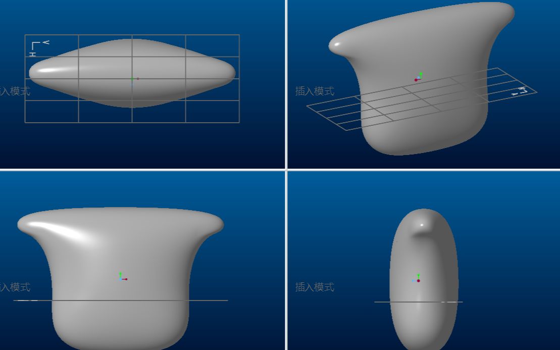 Proe(Creo)多片曲面光顺过渡的好方法哔哩哔哩bilibili