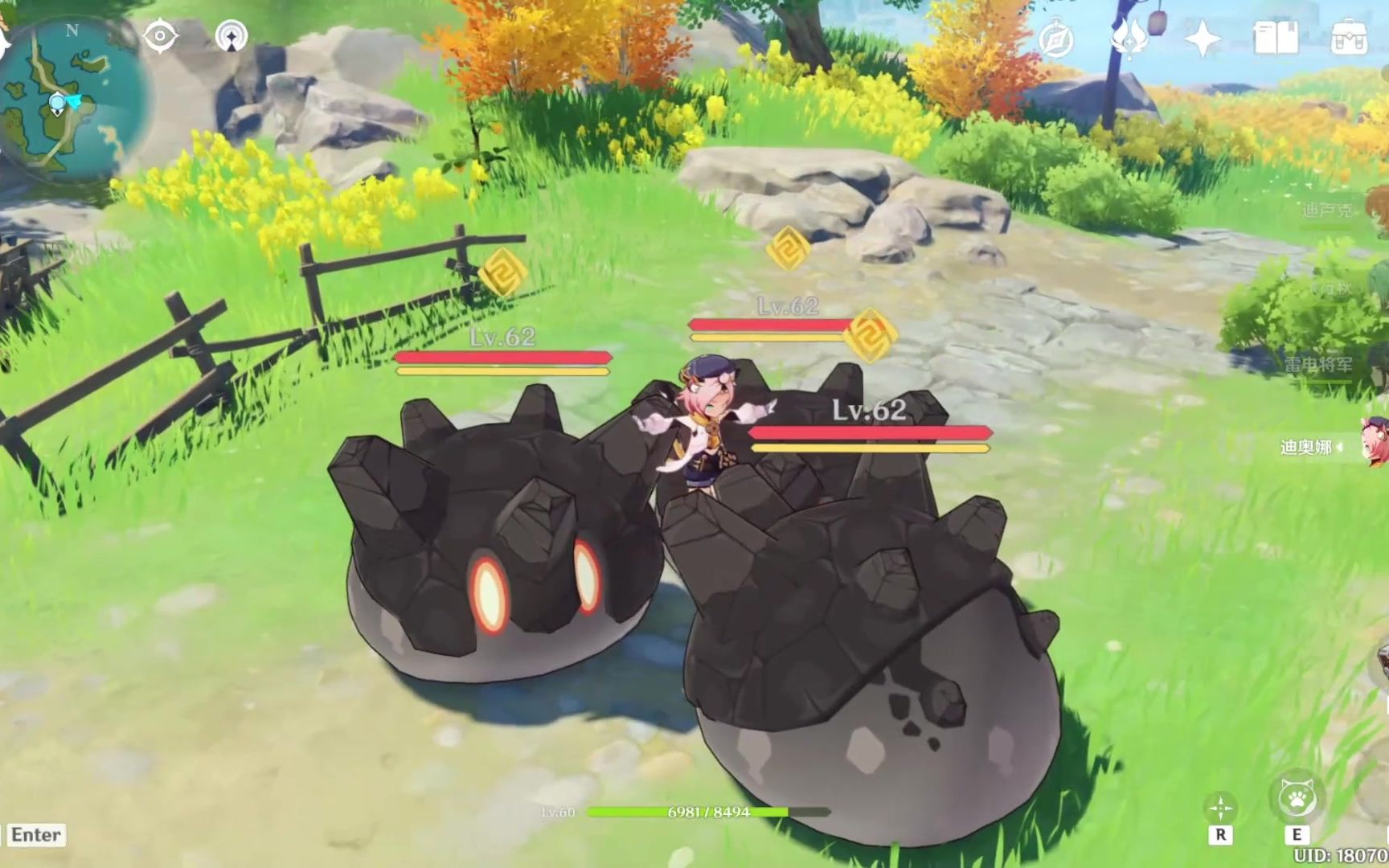 【原神】岩史莱姆坐骑(×)低配特瓦林(√)_哔哩哔哩_bilibili