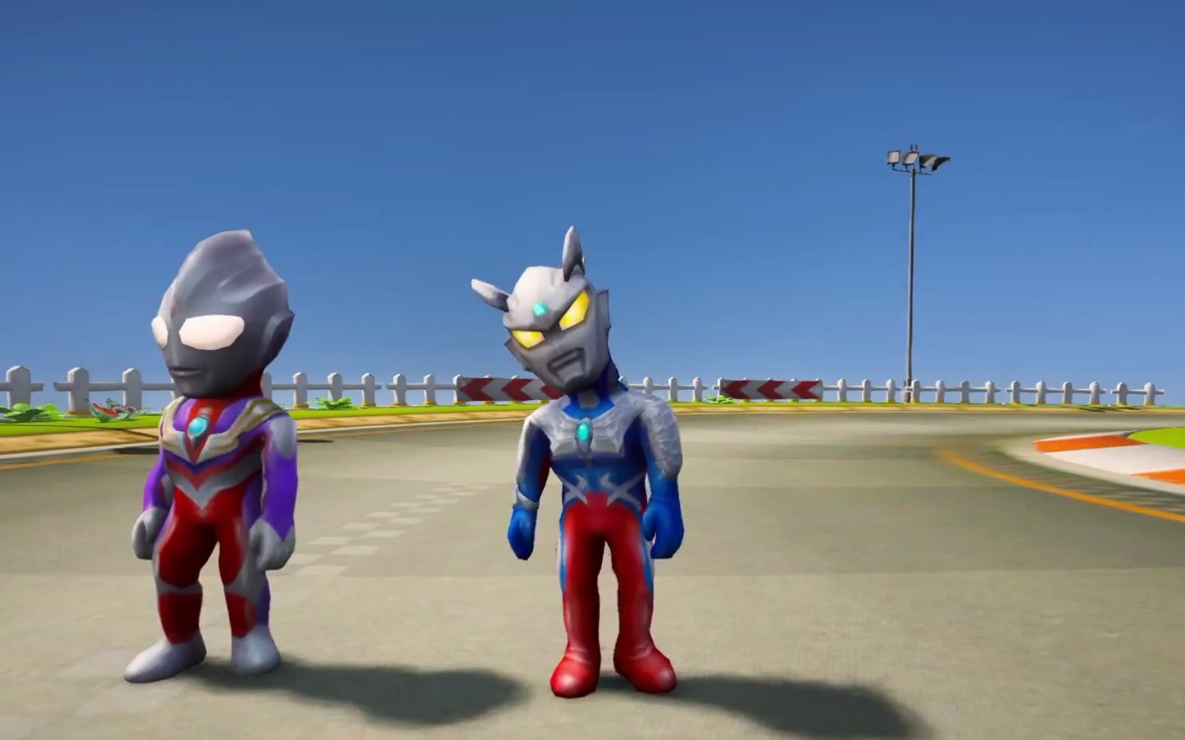 小赛罗偷泽塔的武器出去耍帅,不料被贝利亚盯上!