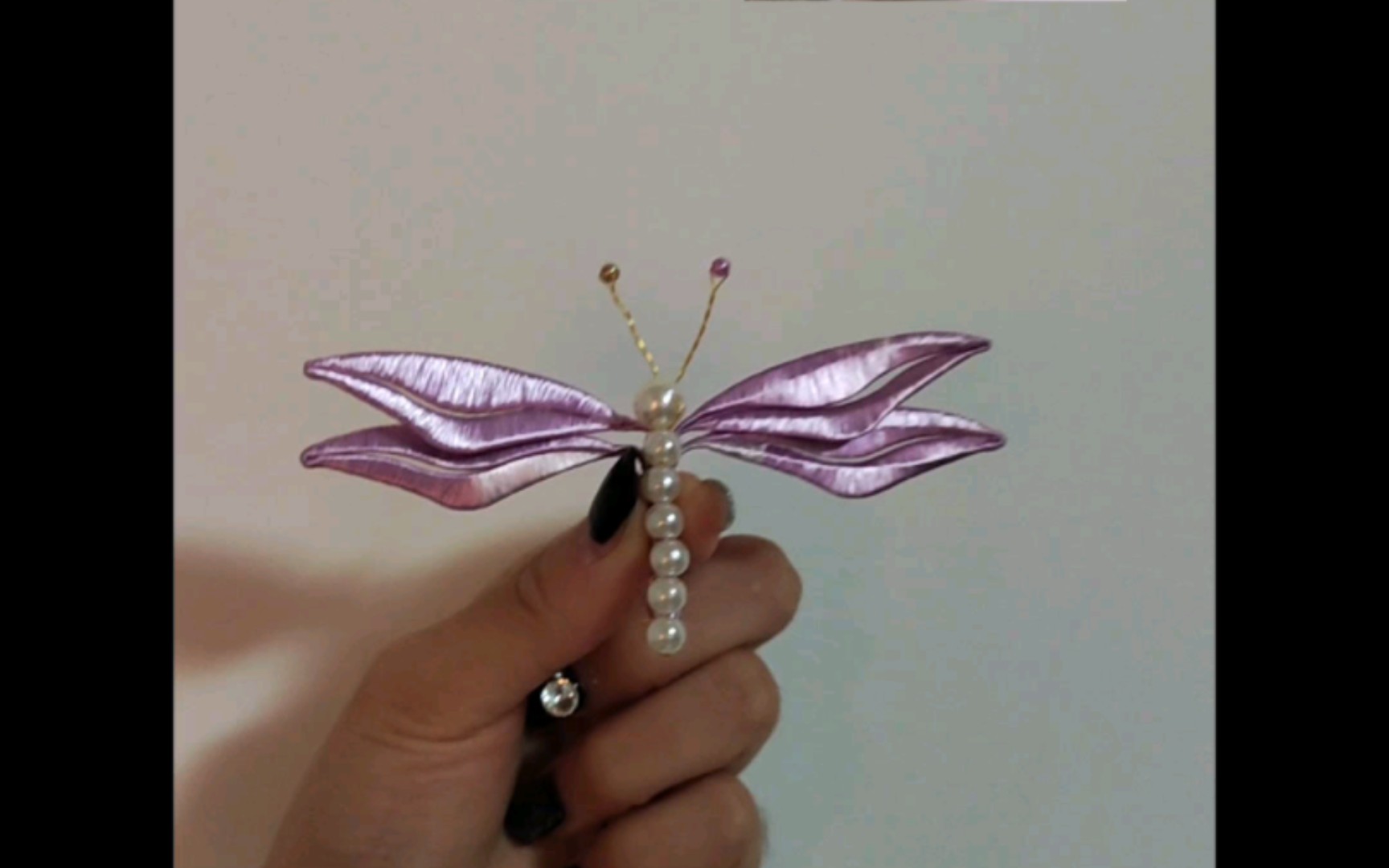 缠花日记第三弹啦～紫色蜻蜓