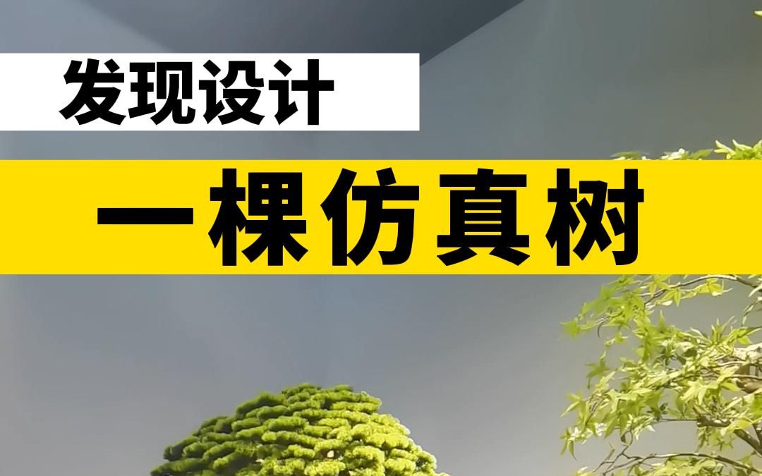 超仿真树,仔细看才知道是假树,以假乱真!哔哩哔哩bilibili