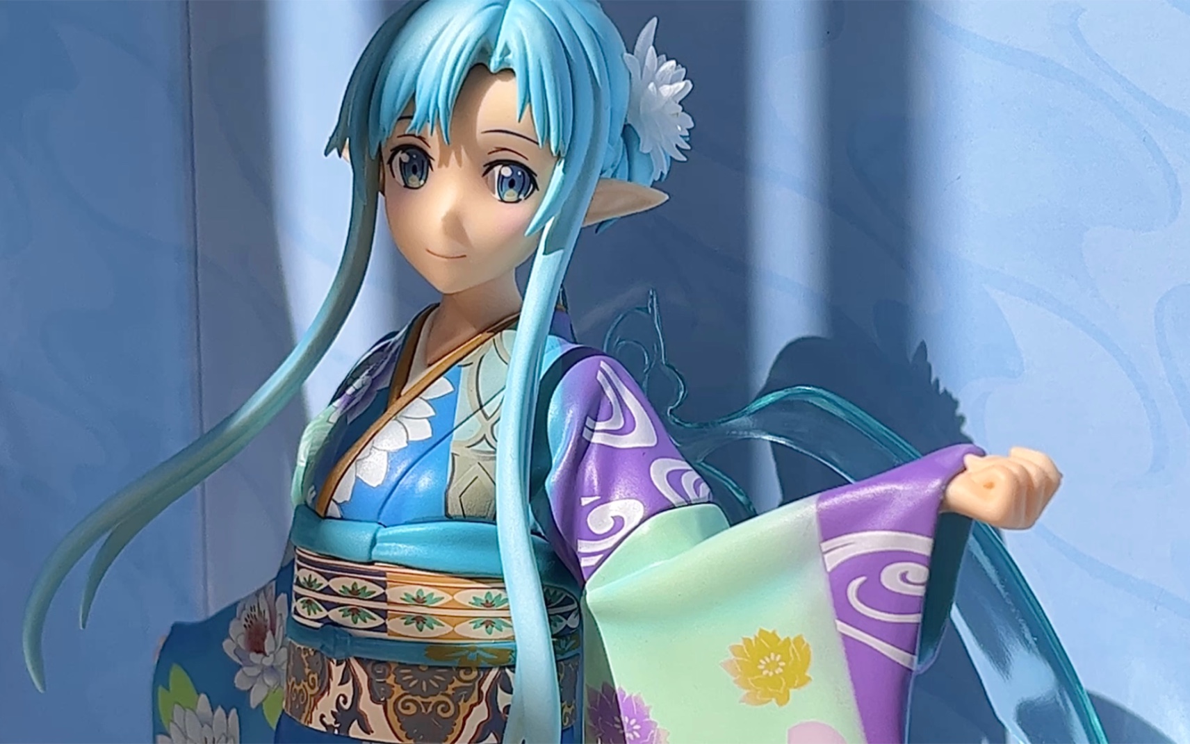 【欣赏】亚丝娜/结城明日奈 水精灵京友禅ver. 手办