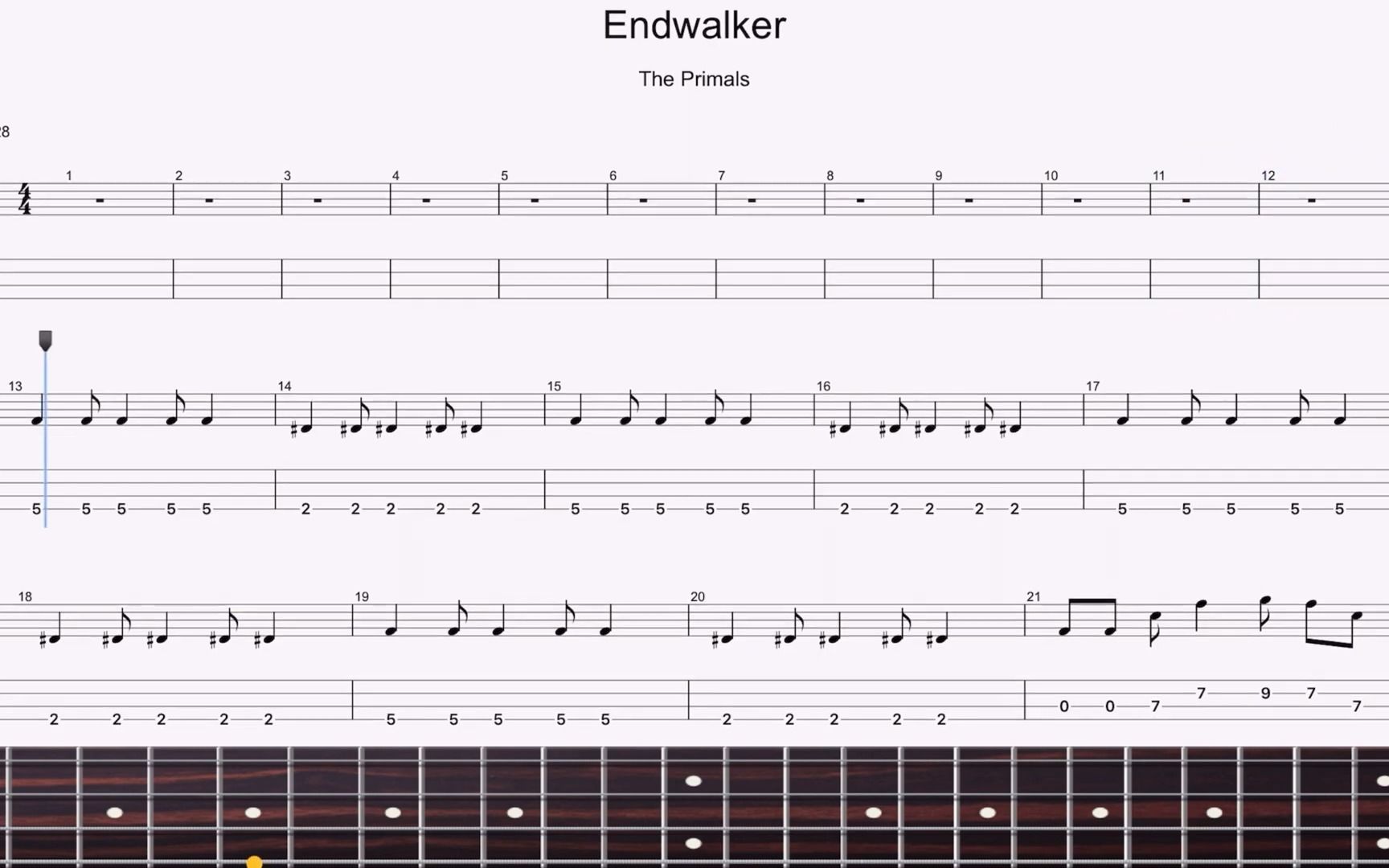 [图][Bass TAB] Endwalker)(FFXIV Endwalker OST)