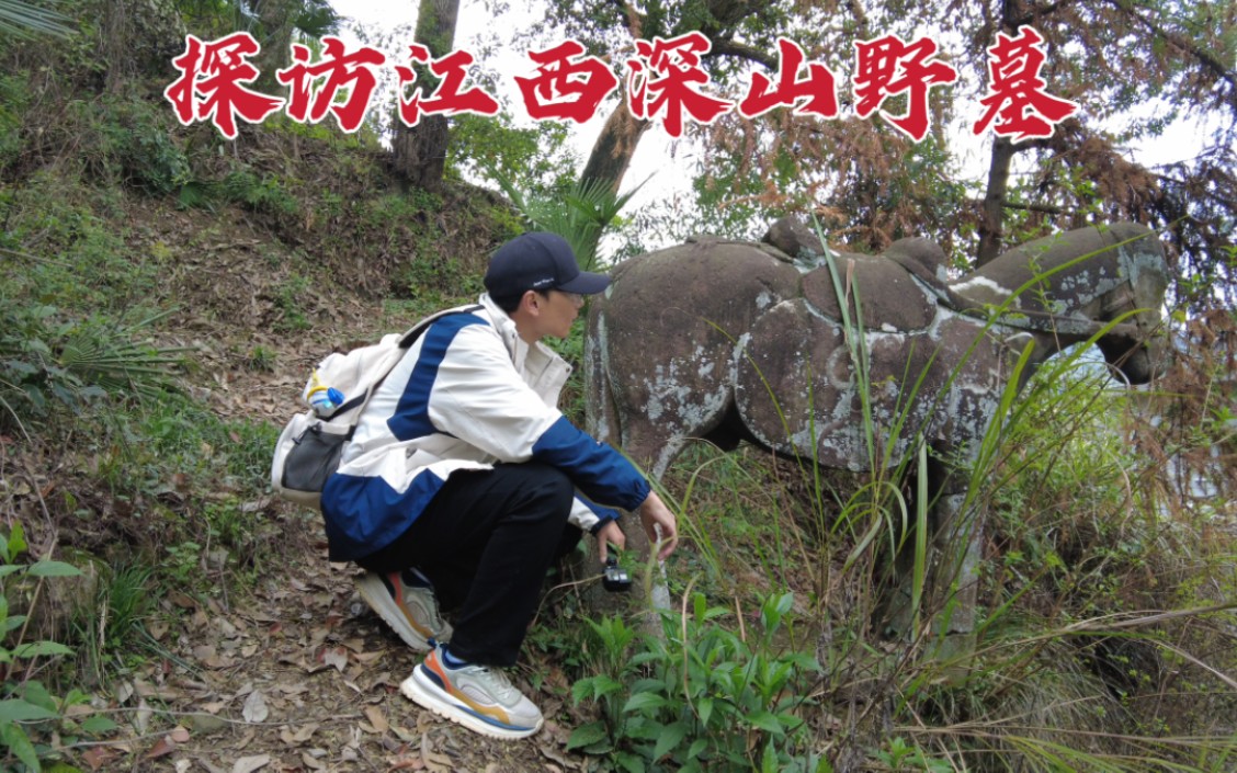 探访江西深山野墓,村民出家门就是墓地,这景象太让我惊讶了!哔哩哔哩bilibili