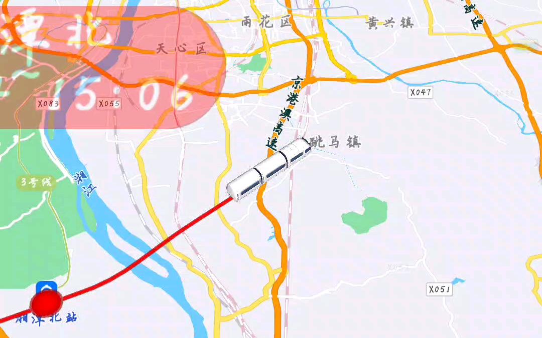 G2277/80次列车(成都东~厦门北)线路地图模拟哔哩哔哩bilibili